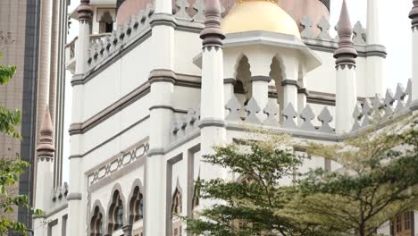 Detailaufnahme-Der-Sultan-Moschee-In-Singapur,