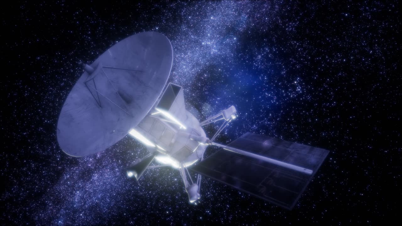 마젤란 우주선이 금성에 접근하고 있습니다.