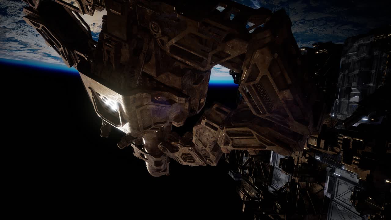 Fleet of Massive Spaceships Known as Motherships Taking Position over Earth