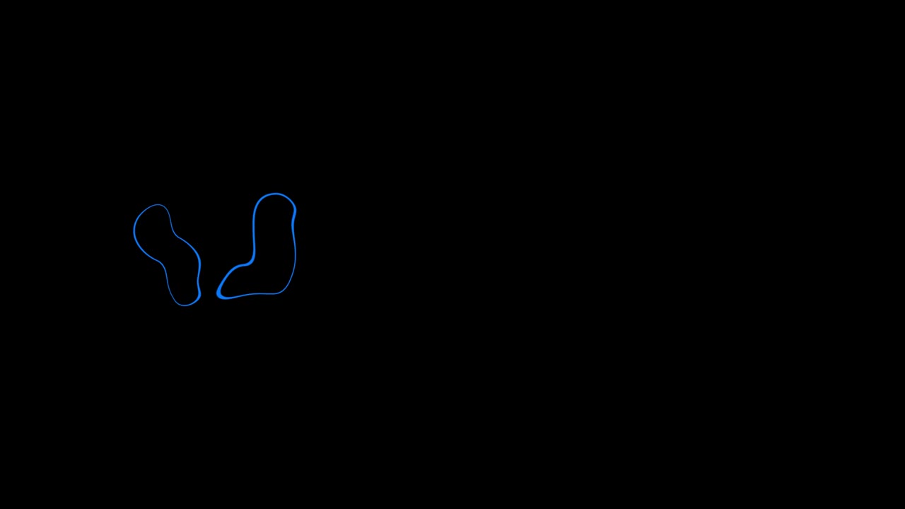 gráficos de movimiento de animación de bucle de propagación de círculo distorsionado