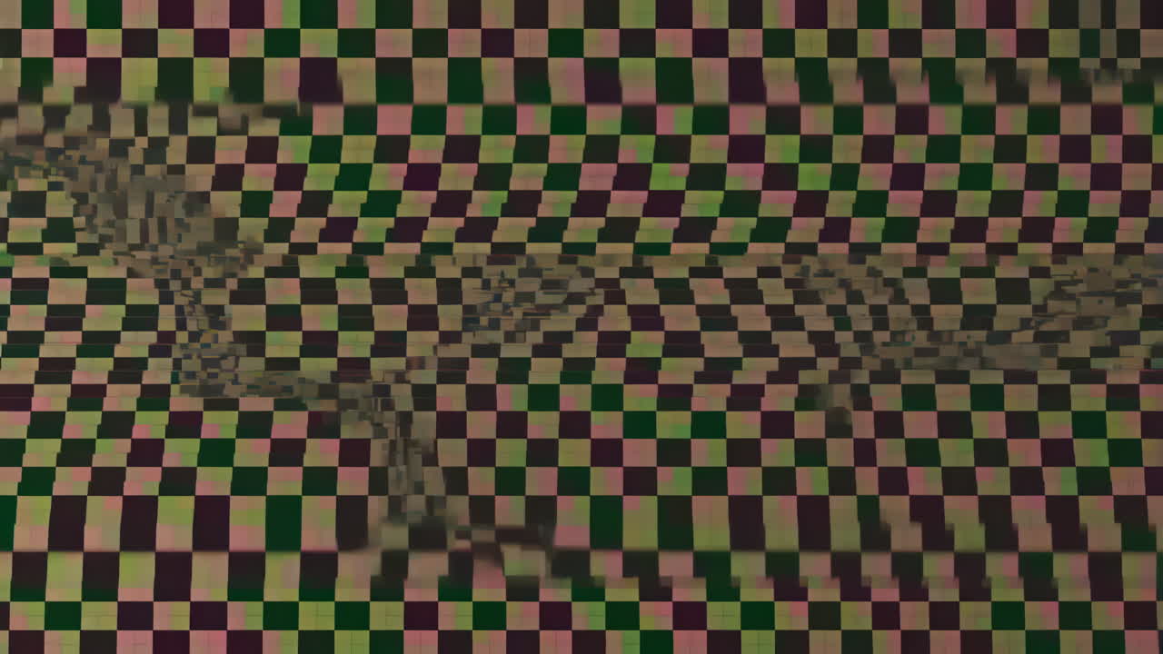 Distorted Checkerboard Pattern Digital Background