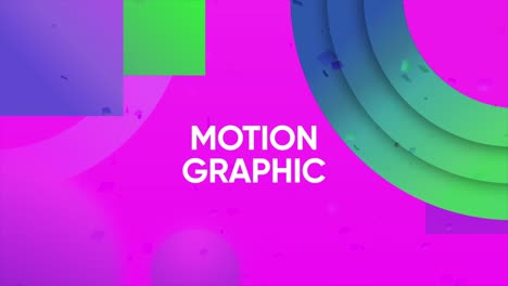 abstract motion graphic background