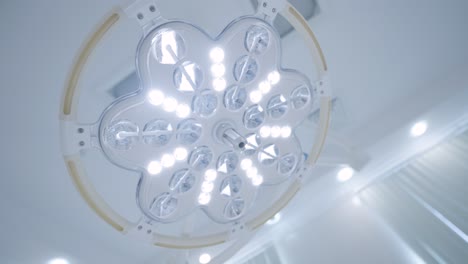 surgical light in an operating room