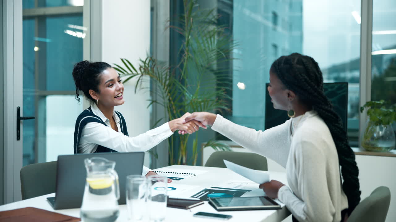 Professional Women in a Business Meeting