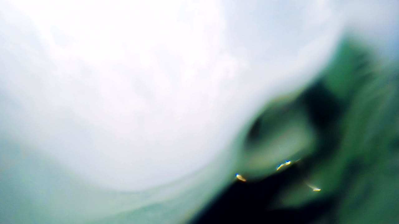 POV of struggle to stay afloat and not drown.