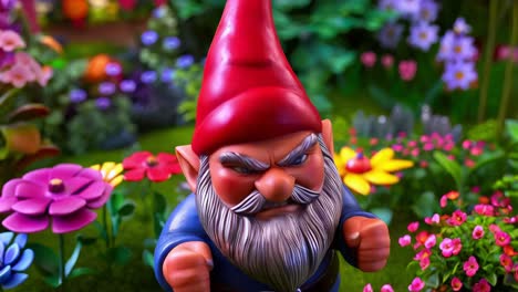 angry garden gnome