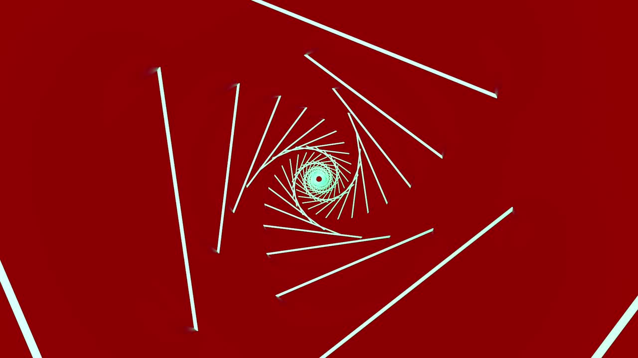 추상적인 기하학적 나선형 예술