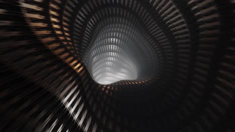 light tunnel, vj loop, reflective metal texture