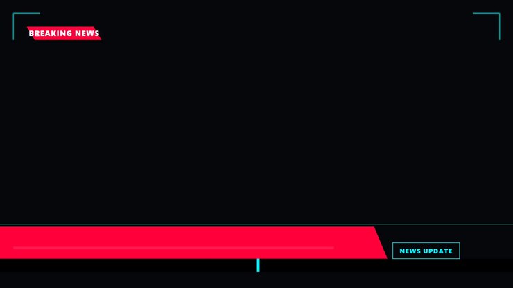Breaking News grafik-skabelon til Lower Third i udsendelse
