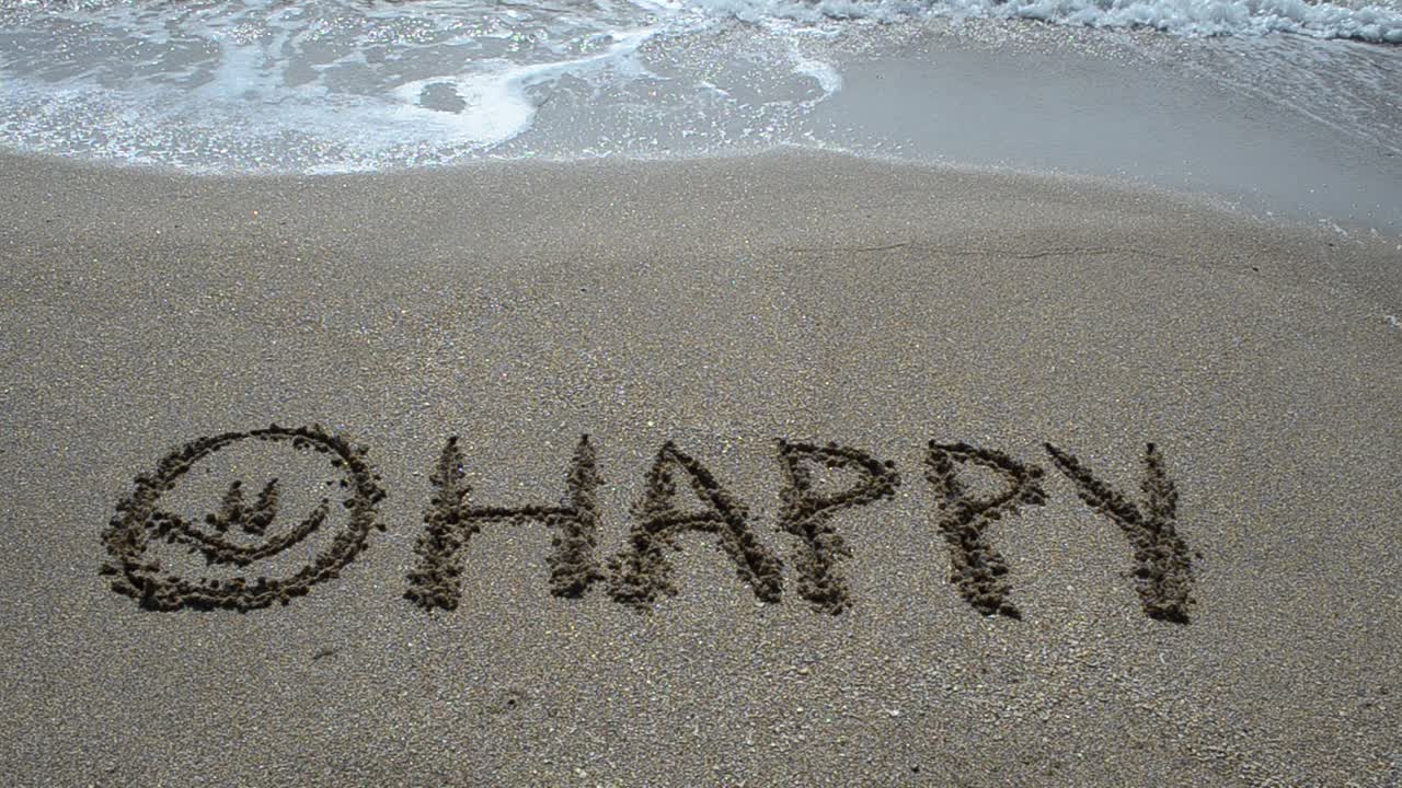tropical sea and coast with an inscription. Shooting on the beach