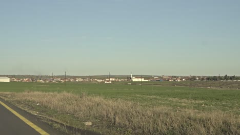 view of village houses and village roads