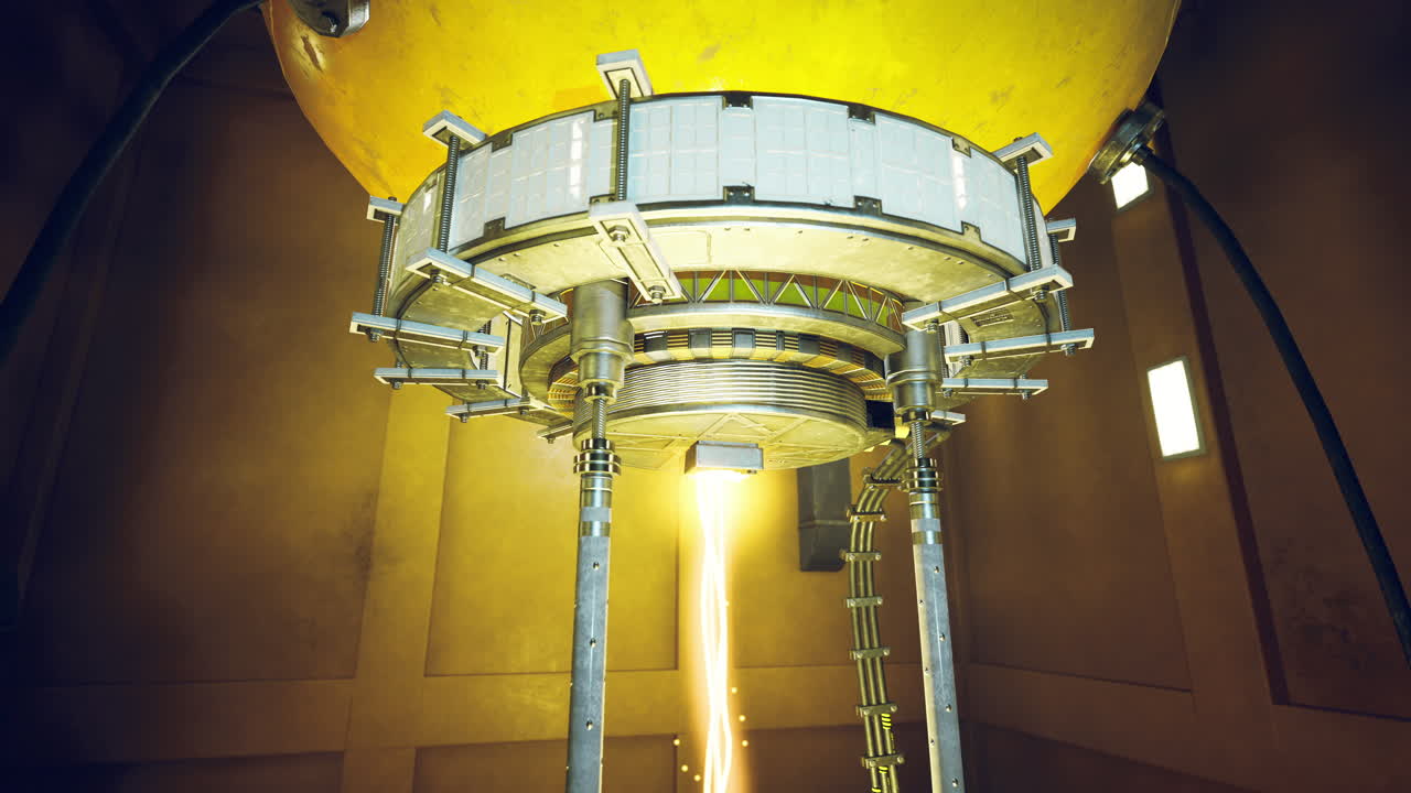 Rocket propulsion system generating flames in a high tech facility