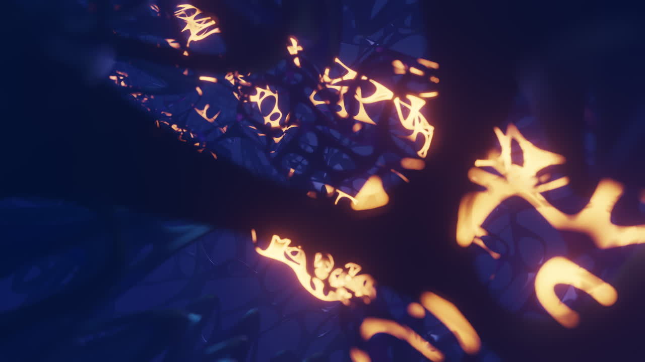 sistema de red neurológica, renderización en 3d.