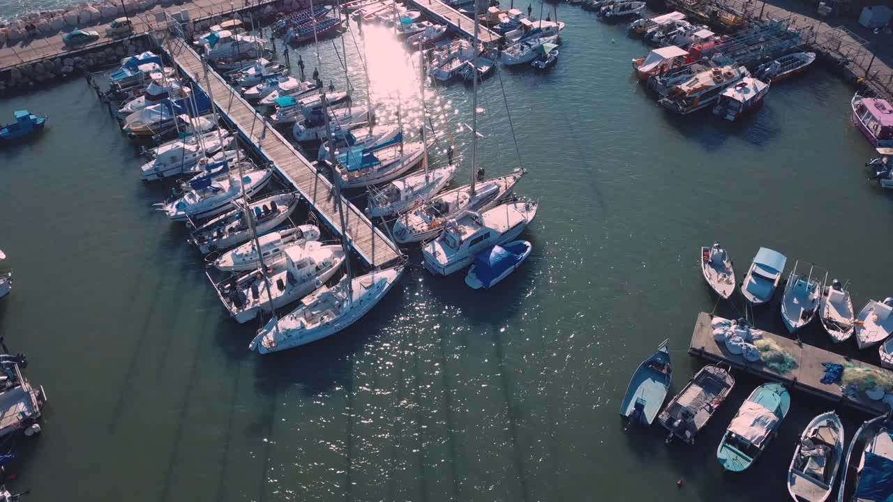 Port Akko, Aerial View, Israel