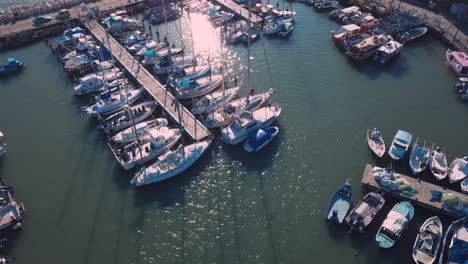 port akko, aerial view, israel