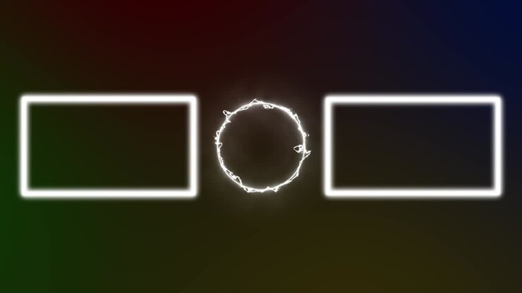Simple gradation end card ending screen motion graphics