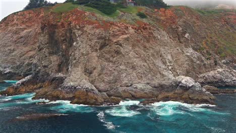 Rugged-coastline-of-Big-Sur,-California