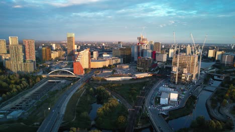 Skyline-Und-Nationalstraße-In-Der-Innenstadt-Von-London-In-England