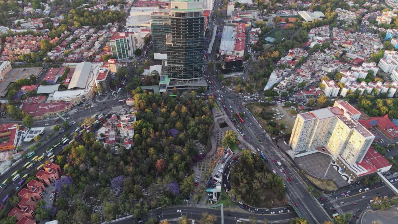 South Mexico City, aerial view