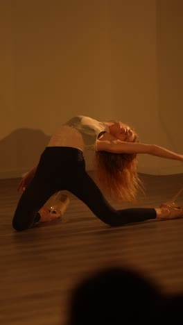 female dancer in motion