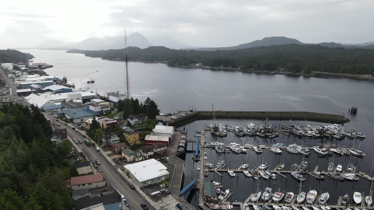 ketchikan alaska hermoso video aéreo