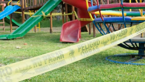 closed children's playground