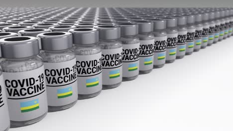 covid-19 vaccine bottles rwanda