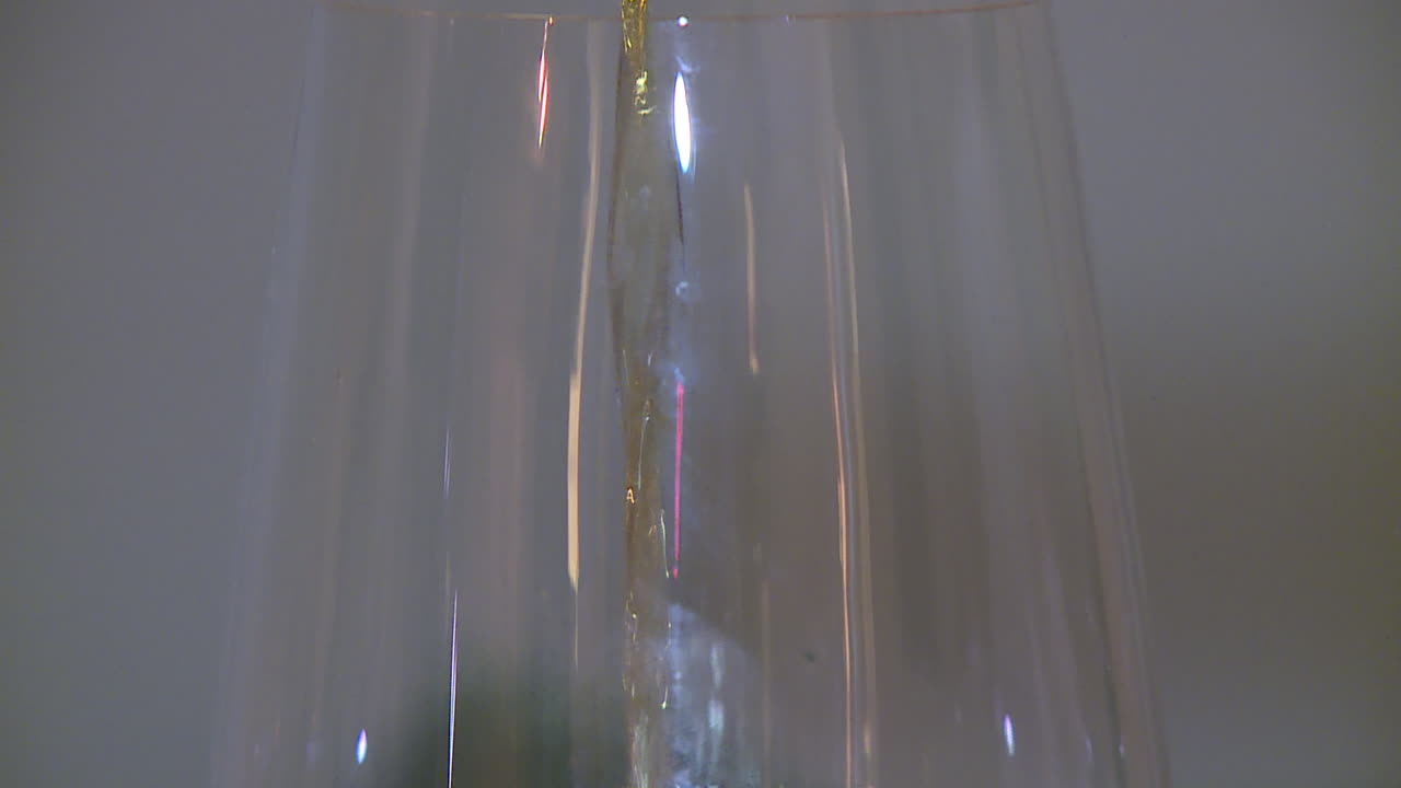 Wine Glass and Empty Wine Glass