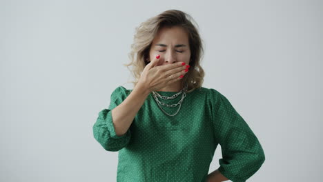 woman with different expressions