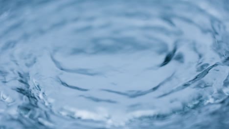 circles forming in the water in slow-motion