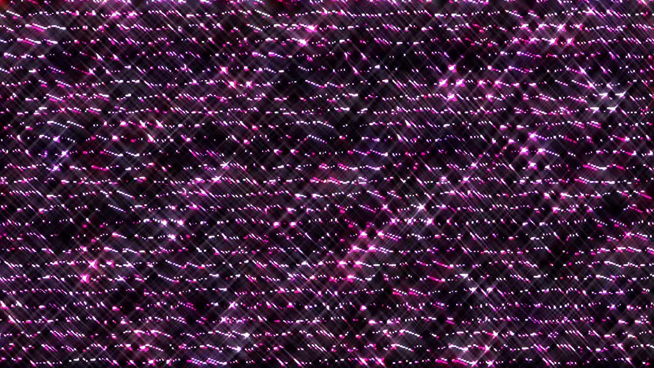 las líneas brillantes brillantes establecen un movimiento de onda roja, colorida, sobre un fondo negro