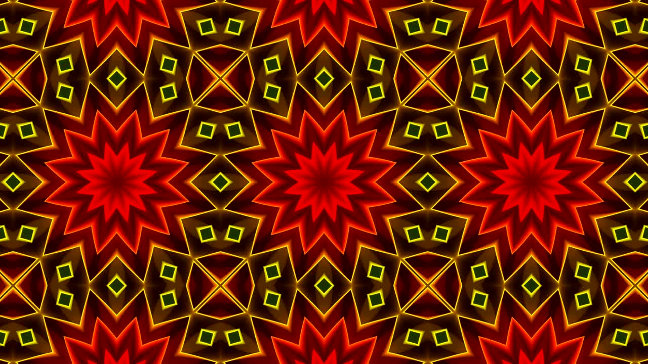 Abstraktní kaleidoskopický vzor