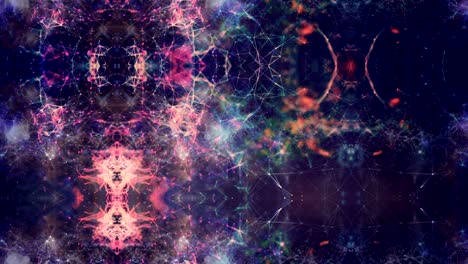 animación de fondo de partículas abstractas de 4k