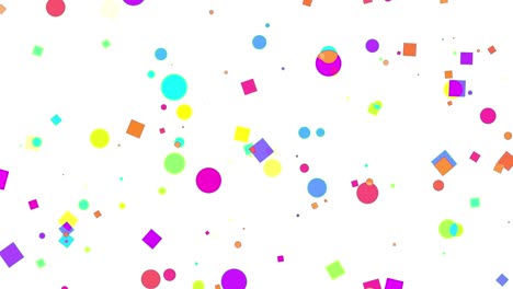 material de bucle de fondo gráfico de las hadas de las partículas brillantes