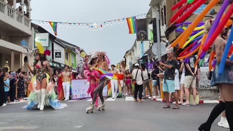 lgbtq pride parade in chiang mai, thailand