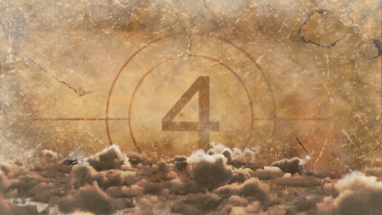 오래된 영화 카운트다운 비디오