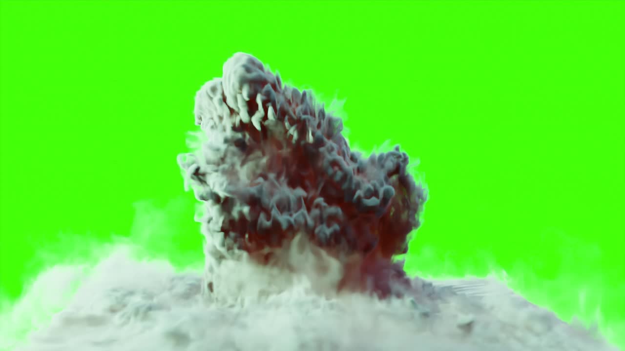 Smoke silhouette of a house dancer, man, bboy, breaker, house dance,  breaking on green screan, Smoke. Hip-hop dancer. Background can be changed to any other. 3d render