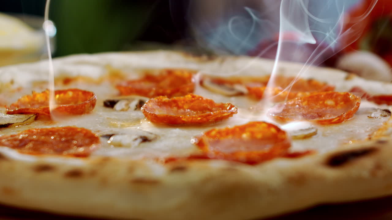 맛있는 페페로니 피자