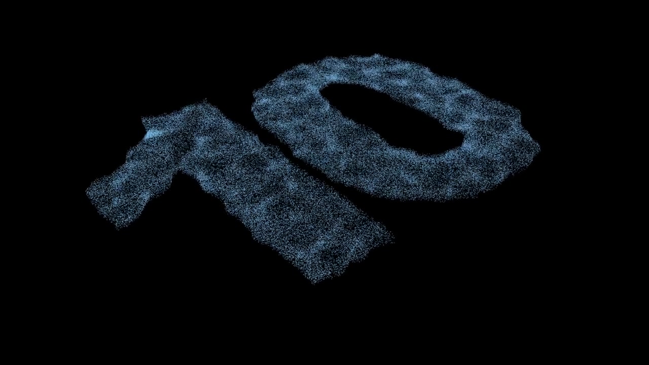 A number of polygon wave flow by small particles 4K