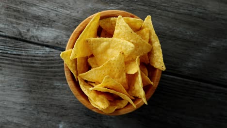 bowl of golden crispy chips