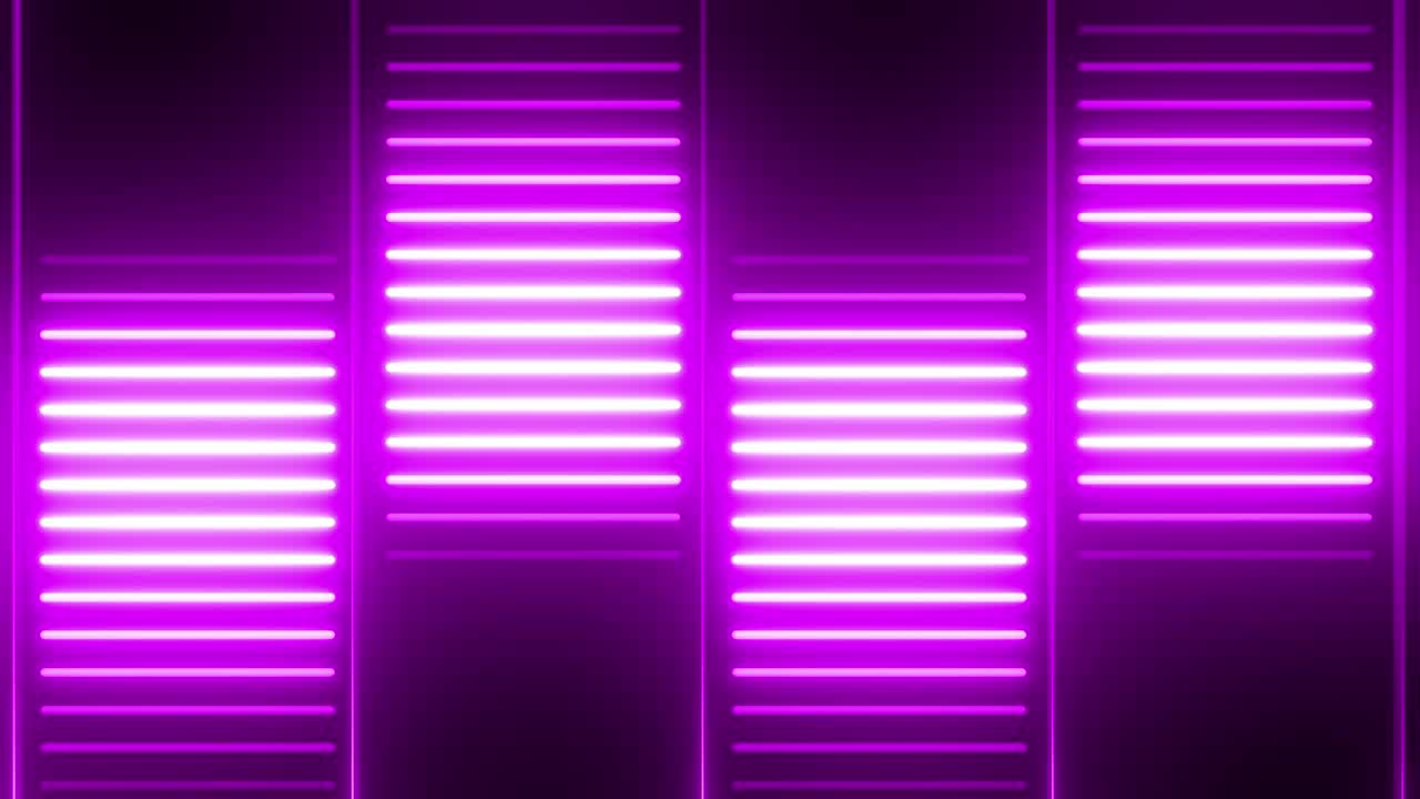 Purple Neon Light Lines Background