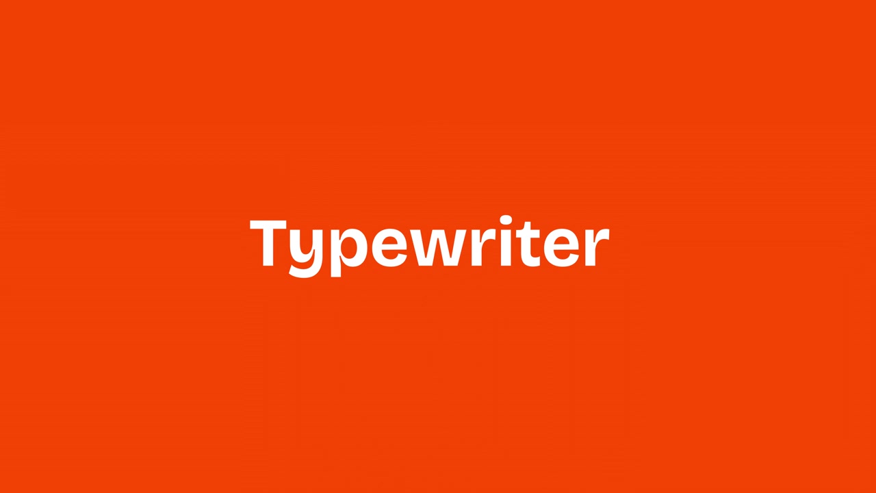 Typewriter 05 | Premiere Pro 2022 (MOGRT) | 3840x2160