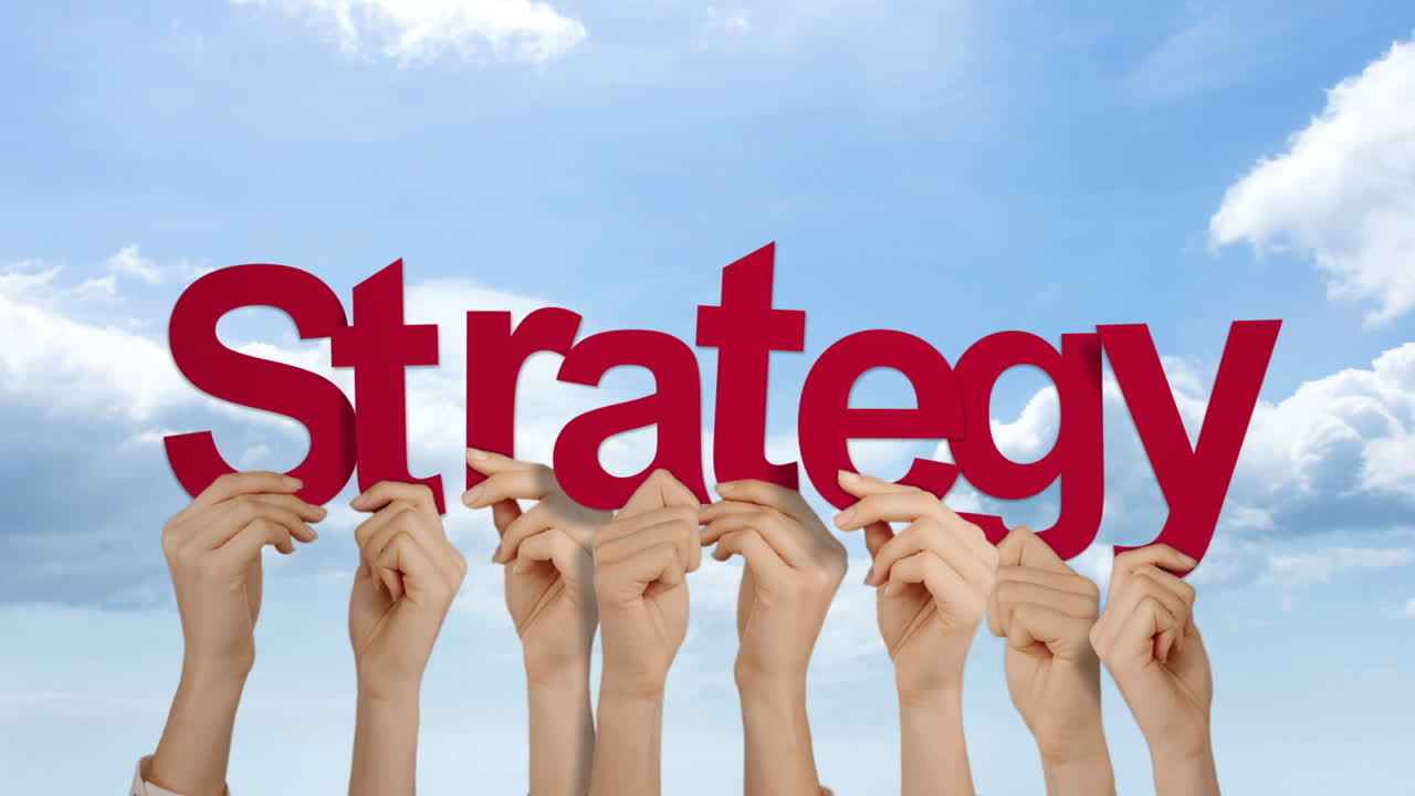 손을 들고 있는 전략