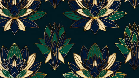Elegant Lotus Flower Pattern