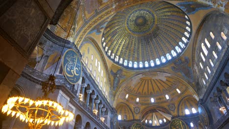 el interior de hagia sophia