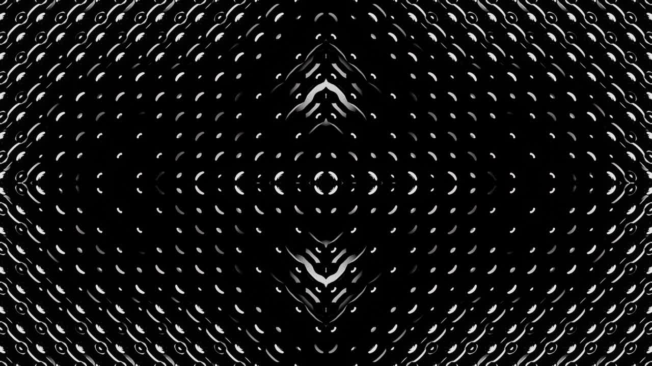 patrón abstracto en blanco y negro en bucle sin fin