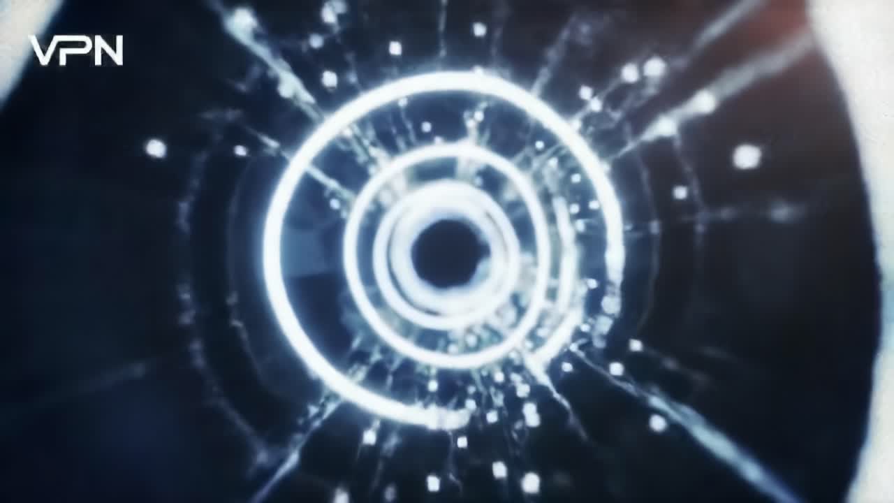 VPN Abstract Digital Graphic Design