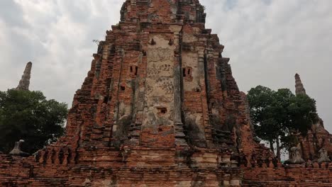 progressive views of a decaying historical temple.