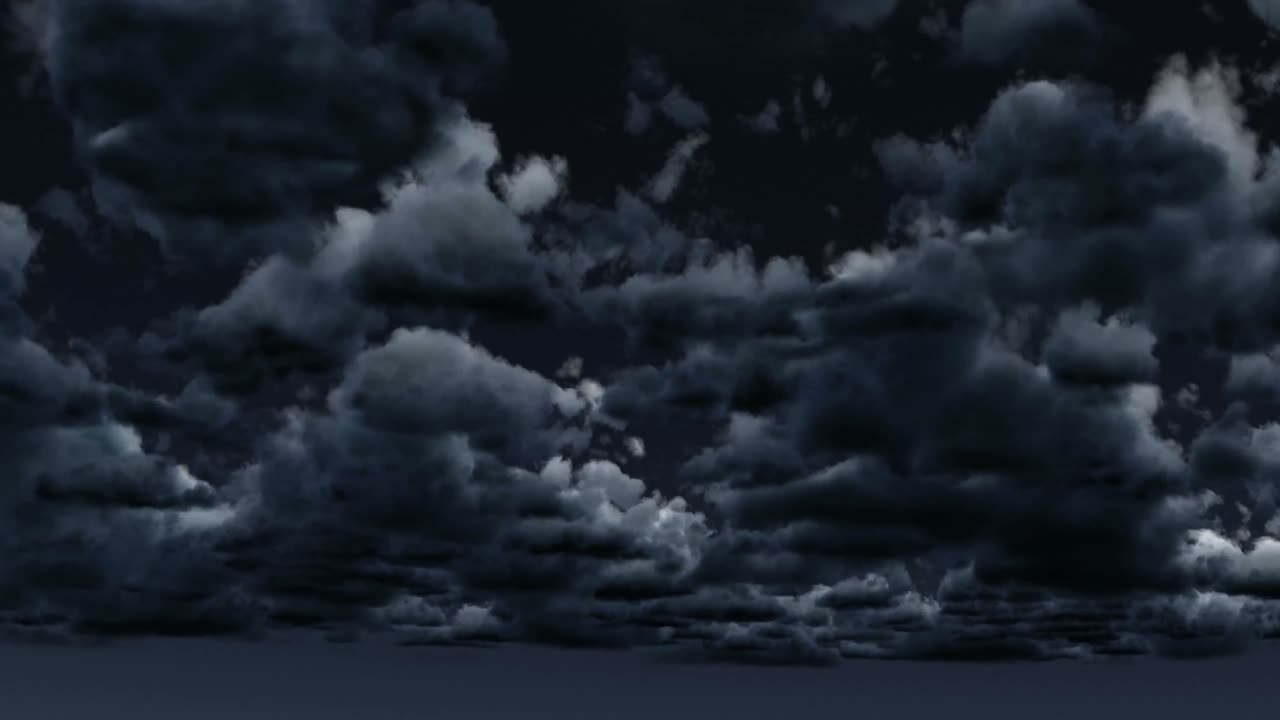 nubes de humo en un cielo oscuro