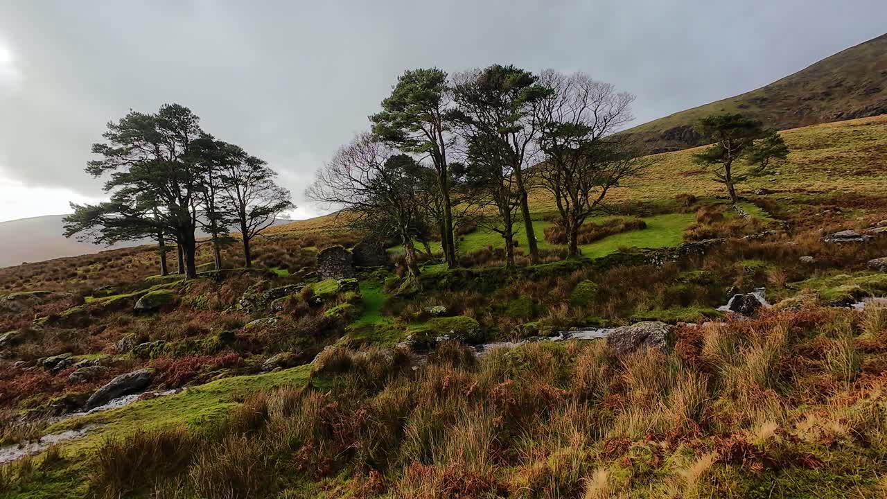 Irish Mountains ruins of old farmstead Comeragh Mountains Waterford oasis of peace Epic Locations and Landscapes in winter